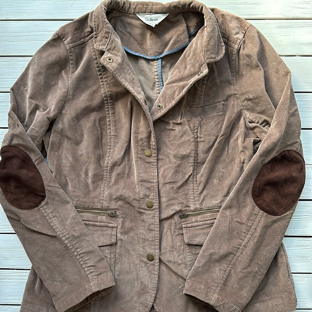 L.L. Bean Corduroy Jacket Brown size M